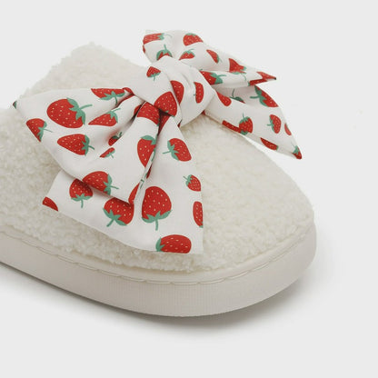 Strawberry Bow Slippers - image 4