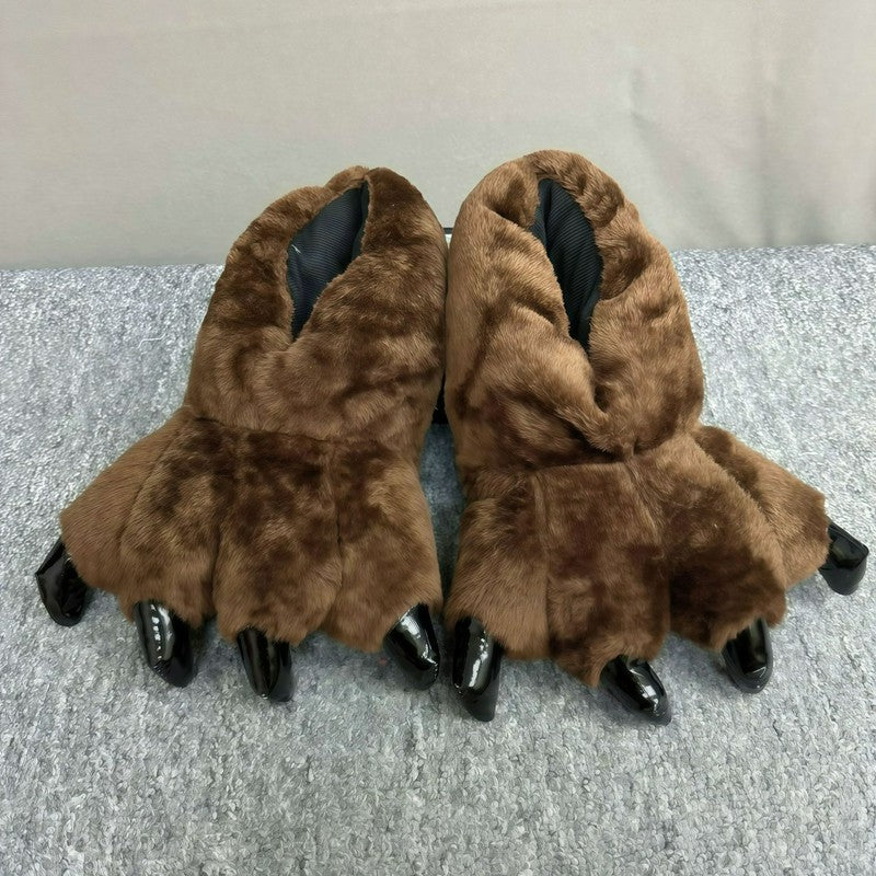Monster Paw Plush House Slipper Socks - image 5