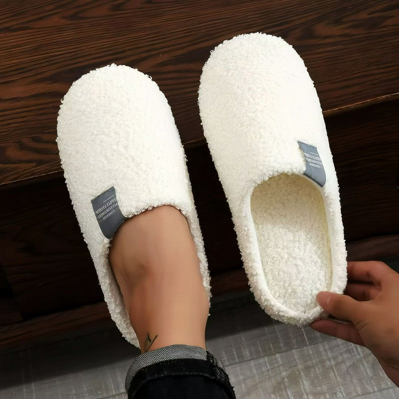 Cozy Solid Color House Slippers - White - EU44-45(US10-11) - image 6