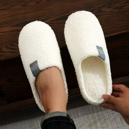 Cozy Solid Color House Slippers - White - EU44-45(US10-11) - image 6