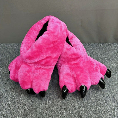 Monster Paw Plush House Slipper Socks - image 2