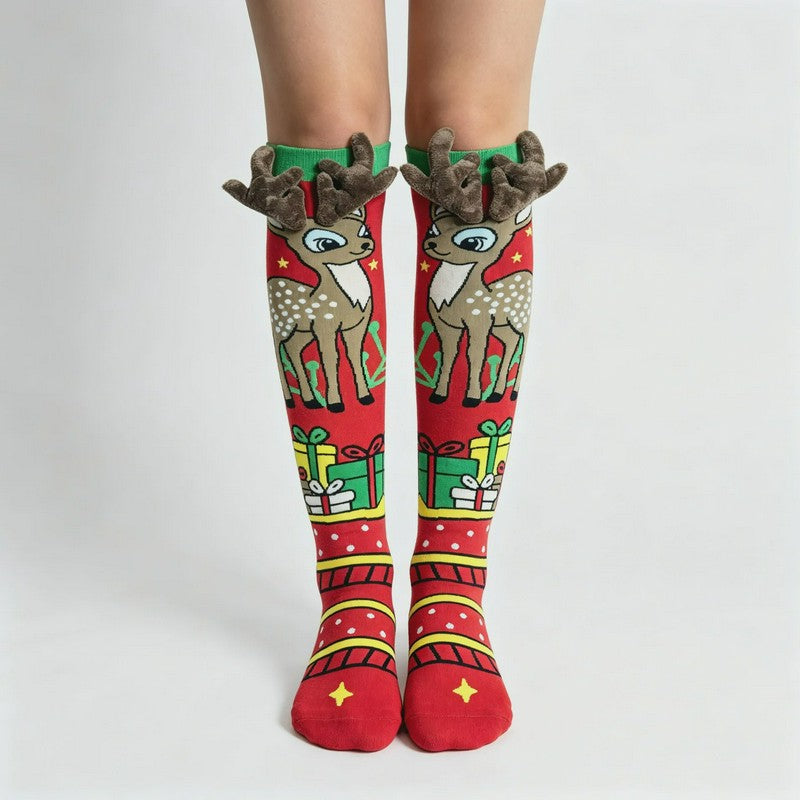 Festive Character Knee High Socks - image 0
